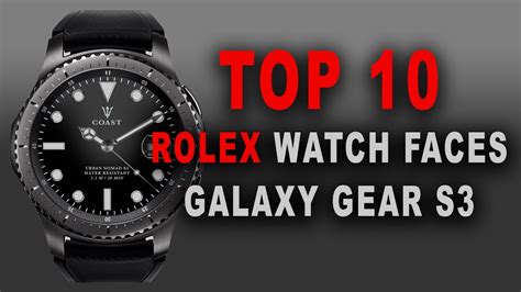 gear faces rolex